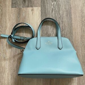 Kate Spade Schuyler Med Dome Satchel in Smoky Blue